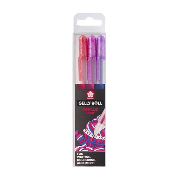 Gelna pisala Sakura Gelly Roll METALLIC - 3 kosi | različni kompleti – pogled 2