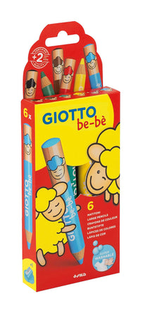 GIOTTO Be-Be debele okrogle barvice - set 6 barv