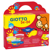 GIOTTO Be-Be komplet prstnih barv 3 x 150 ml s knjižico z aktivnostmi