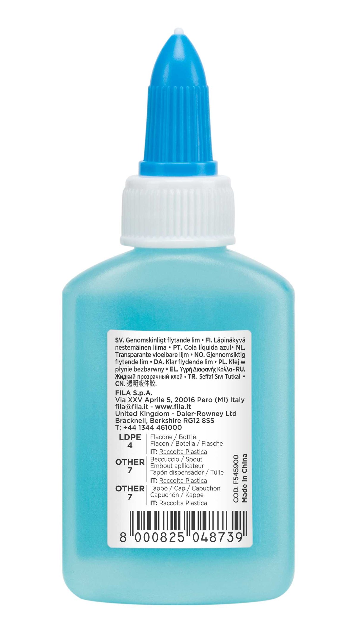 GIOTTO Blue Glue tekoče modro lepilo z natančno konico 40 ml