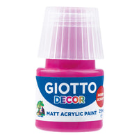 Giotto Decor akrilna barva mat 25 ml – škrlatna