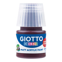 Giotto Decor akrilna barva mat 25 ml – sepija