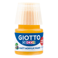 Giotto Decor akrilna barva mat 25 ml – temno rumena