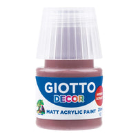Giotto Decor akrilna barva mat 25 ml – naravna umbra