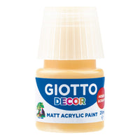 Giotto Decor akrilna barva mat 25 ml – zlato rumena