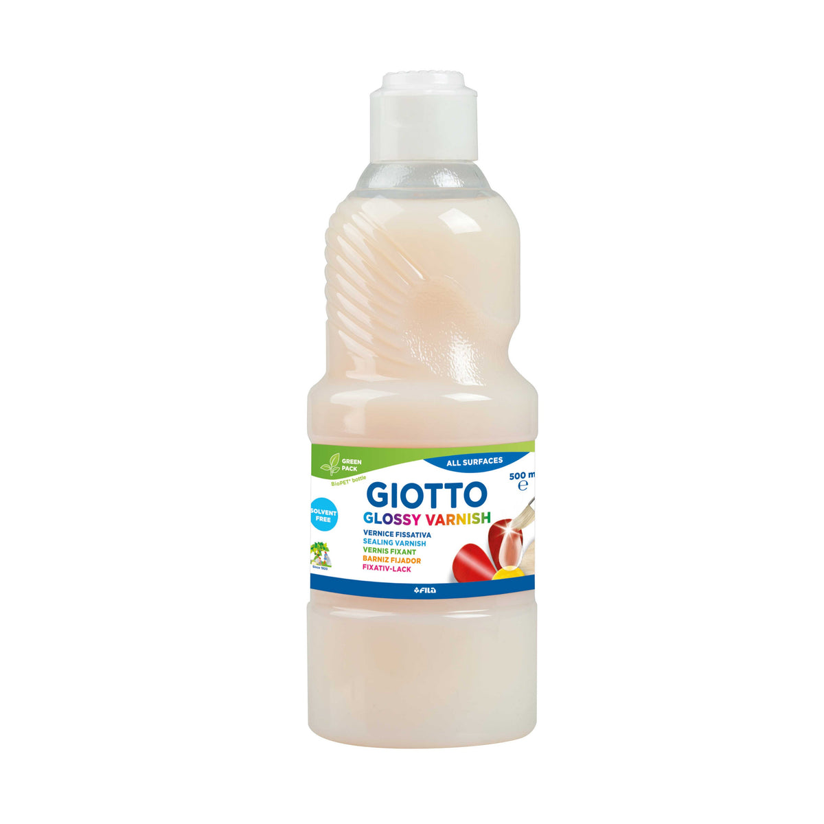 GIOTTO Glossy sijoči zaščitni transparentni lak 500 ml