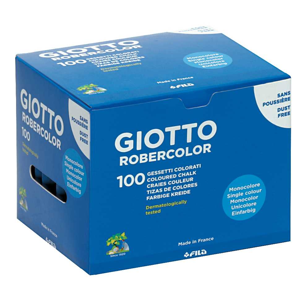 giotto robercolor brezprašne krede 100 kos
