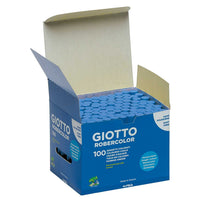 giotto robercolor brezprašne krede 100 kos – modra