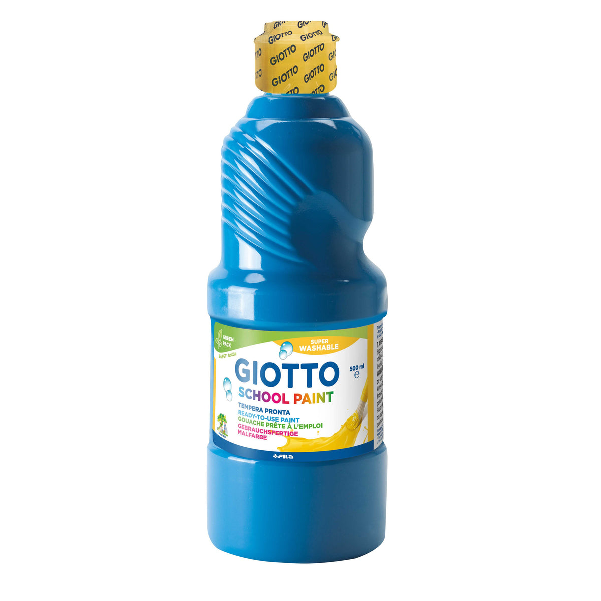 GIOTTO School Paint pralna tempera barva 500 ml – azurna