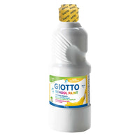 GIOTTO School Paint pralna tempera barva 500 ml – bela