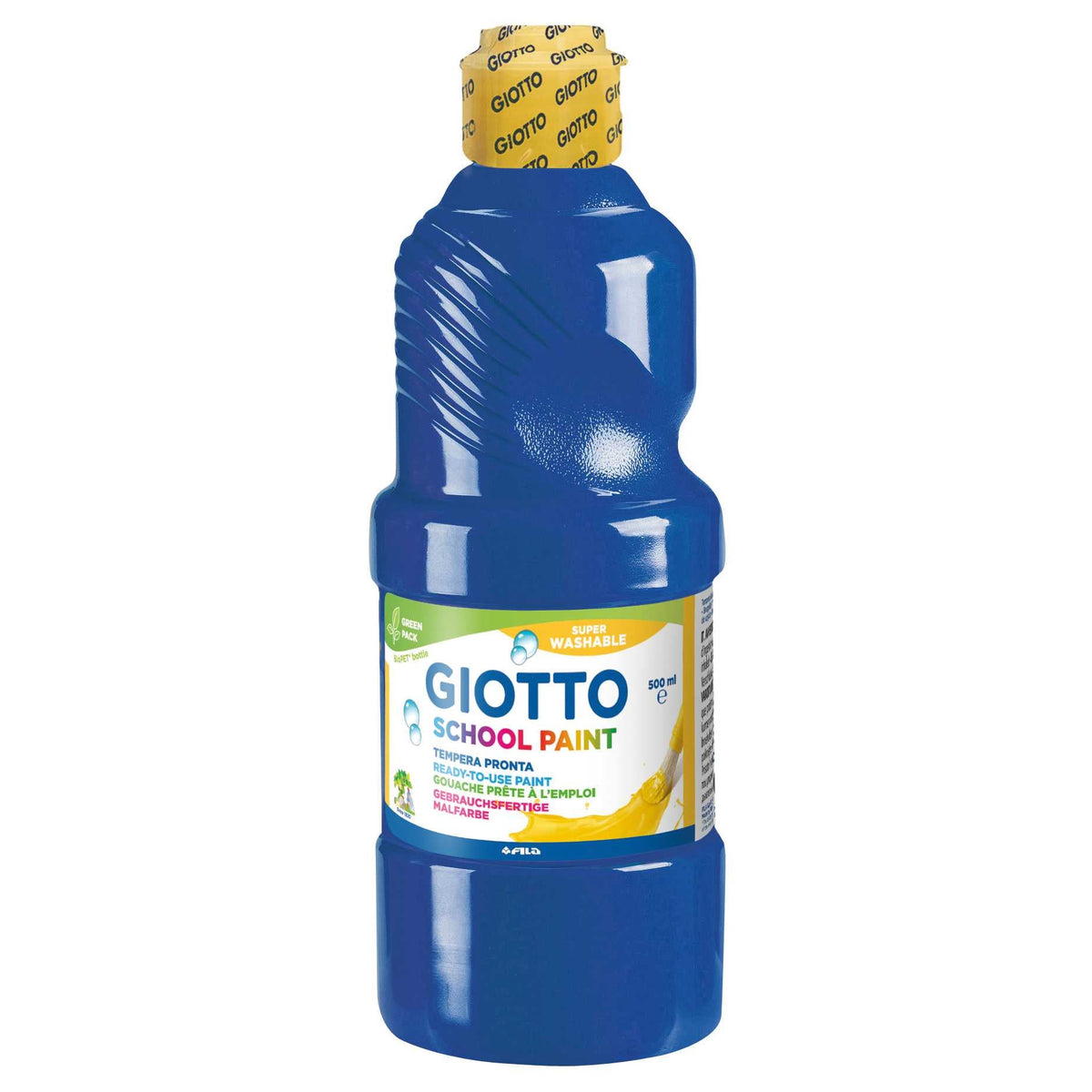 GIOTTO School Paint pralna tempera barva 500 ml – modra