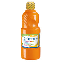 GIOTTO School Paint pralna tempera barva 500 ml – oranžna