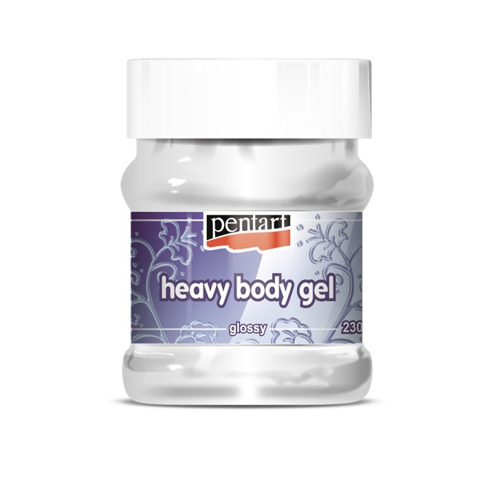 Glossy gel srednje Pentart heavy body  | različne količine – pogled 2