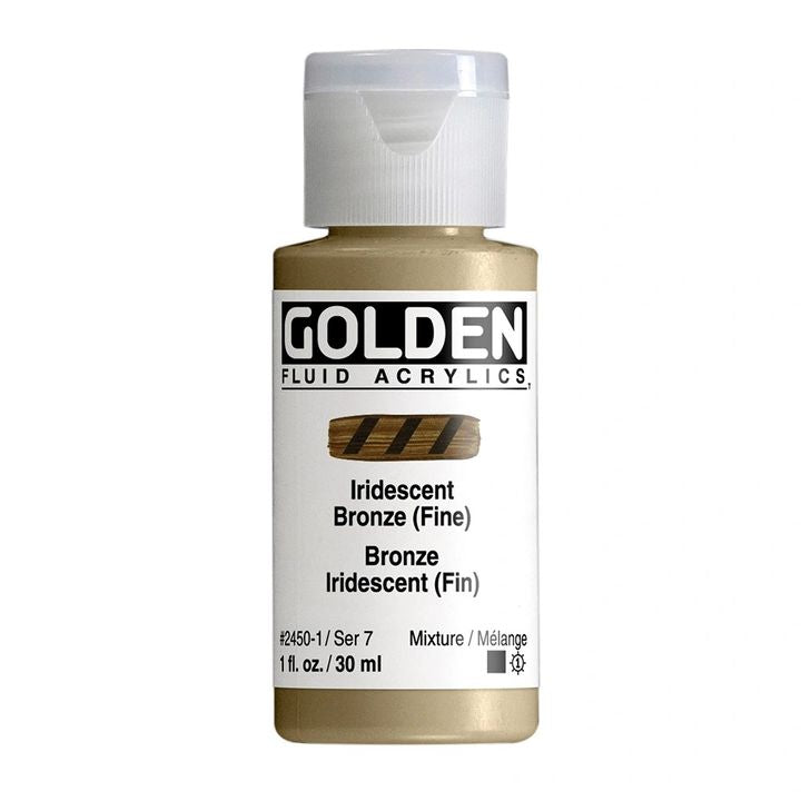 GOLDEN Fluidna akrilna barva z iridescentnim leskom 30 ml | Različne barve – pogled 2