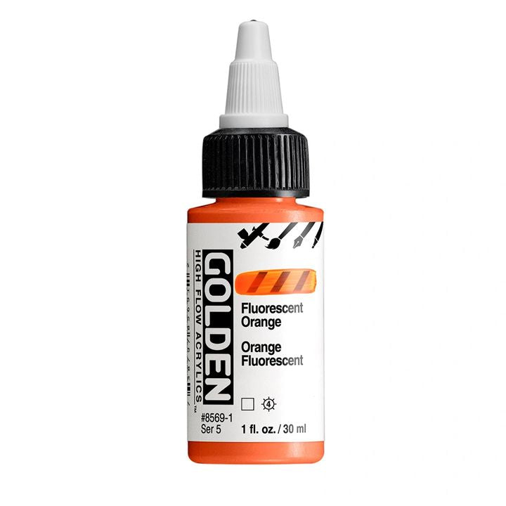 GOLDEN Fluorescentna akrilna barva z visokim pretokom 30 ml | Različni odtenki – pogled 8