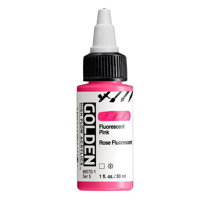 GOLDEN Fluorescentna akrilna barva z visokim pretokom 30 ml | Različni odtenki – pogled 9