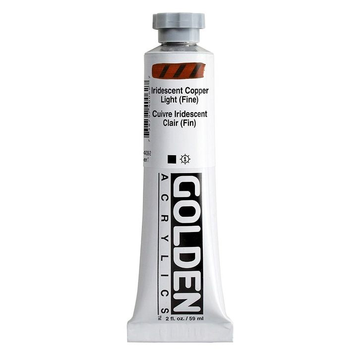 GOLDEN Heavy Body Iridescent Acrylic Paint | Različne barve – pogled 4