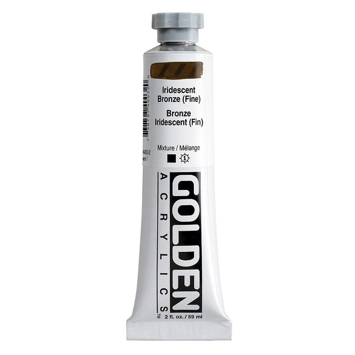 GOLDEN Heavy Body Iridescent Acrylic Paint | Različne barve – pogled 2