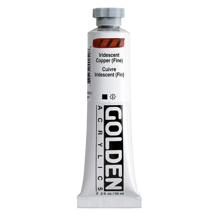 GOLDEN Heavy Body Iridescent Acrylic Paint | Različne barve – pogled 3