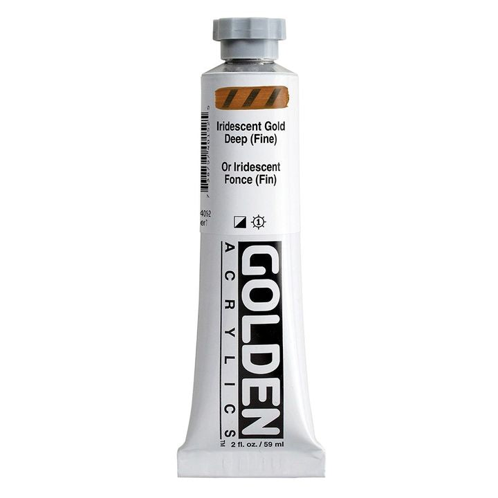 GOLDEN Heavy Body Iridescent Acrylic Paint | Različne barve – pogled 7