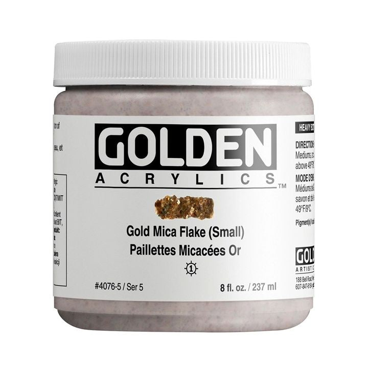 GOLDEN Heavy Body Mica Flake Akrilna barva | Različne barve