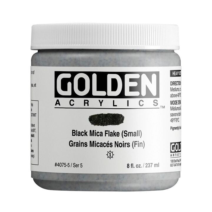 GOLDEN Heavy Body Mica Flake Akrilna barva | Različne barve – pogled 2