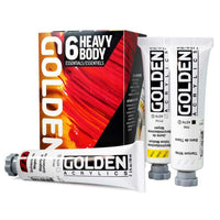 GOLDEN Heavy Body set akrilnih barv Essentials 6 x 59 ml