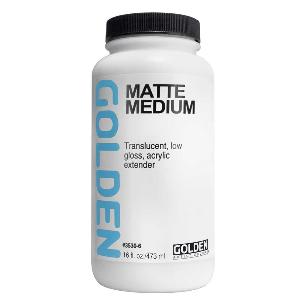 GOLDEN Matte Medium tekoči mat akrilni medij