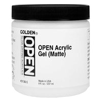 GOLDEN Open Acrylic Gel Matte počasi sušeč se akrilni gel mat 237 ml