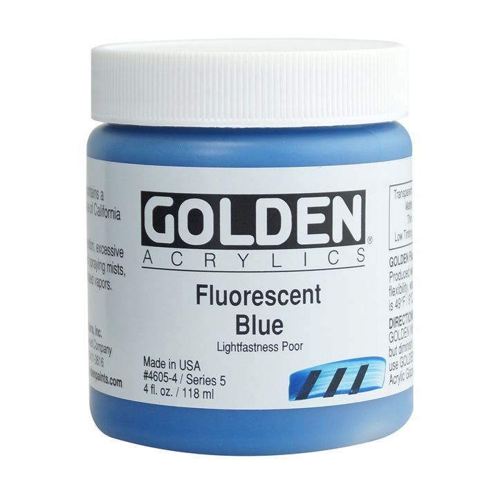 GOLDEN Težka fluorescenčna akrilna barva | Različne barve