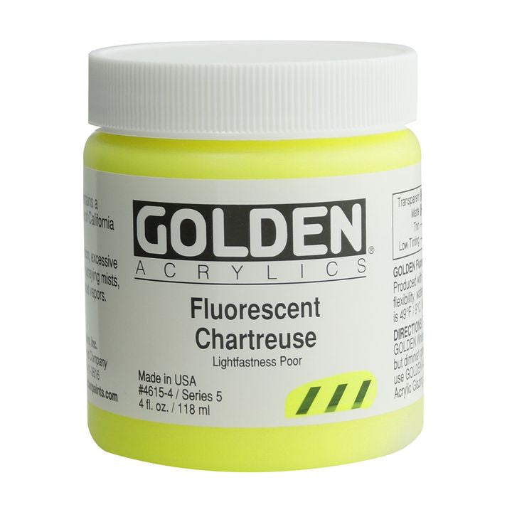 GOLDEN Težka fluorescenčna akrilna barva | Različne barve – pogled 2