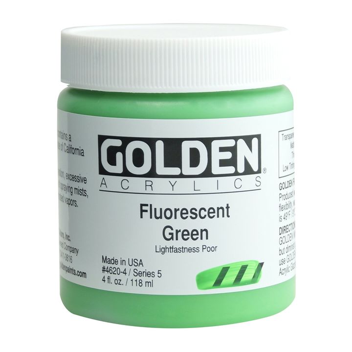 GOLDEN Težka fluorescenčna akrilna barva | Različne barve – pogled 3