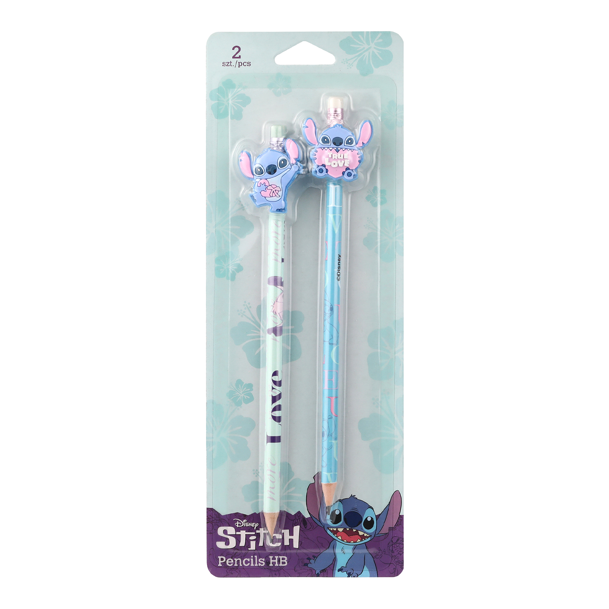 Grafitni svinčnik Colorino Stitch Pastel z belo radirko