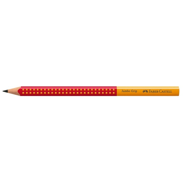Grafitni svinčnik Jumbo Grip Faber-Castell – rdeča