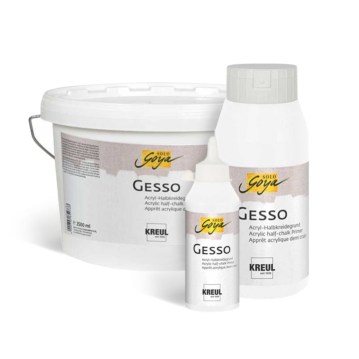 Grund Solo Goya Gesso Primer bel - KREUL | različne velikosti