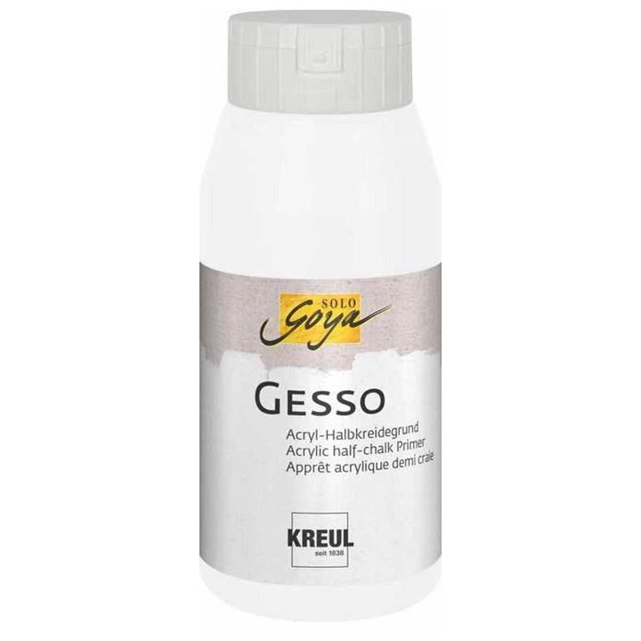 Grund Solo Goya Gesso Primer bel - KREUL | različne velikosti – pogled 3