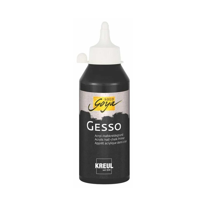 Grund Solo Goya Gesso Primer črn - KREUL | različne velikosti – pogled 2