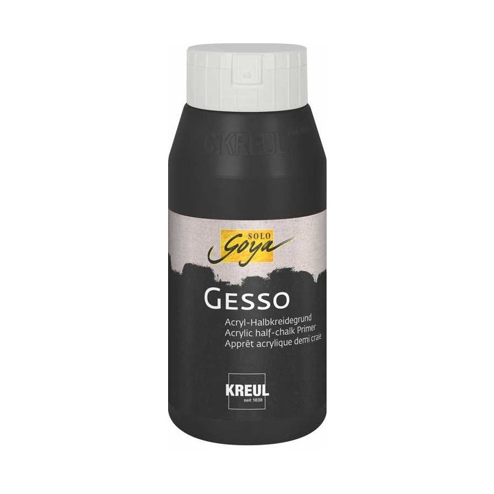 Grund Solo Goya Gesso Primer črn - KREUL | različne velikosti – pogled 3