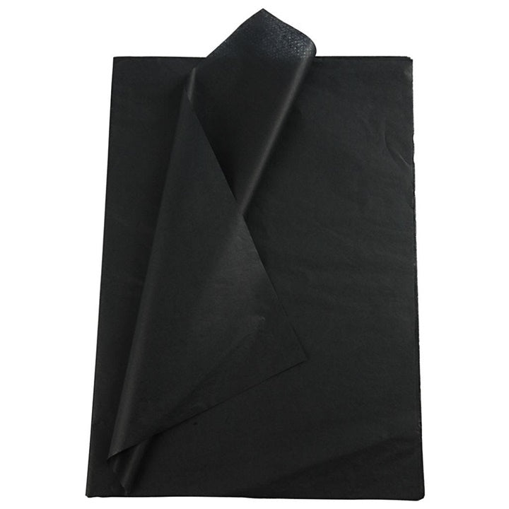 Svilnat papir 50 x 70 cm - 25 kosov – Črna