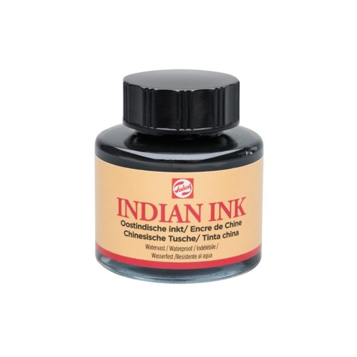 Indijsko črnilo črno Royal Talens - 30 ml