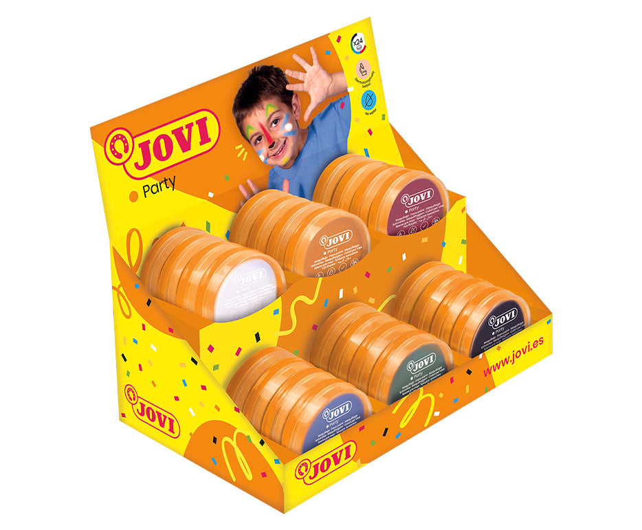 JOVI barve za obraz v stojalu 24 x 8 ml