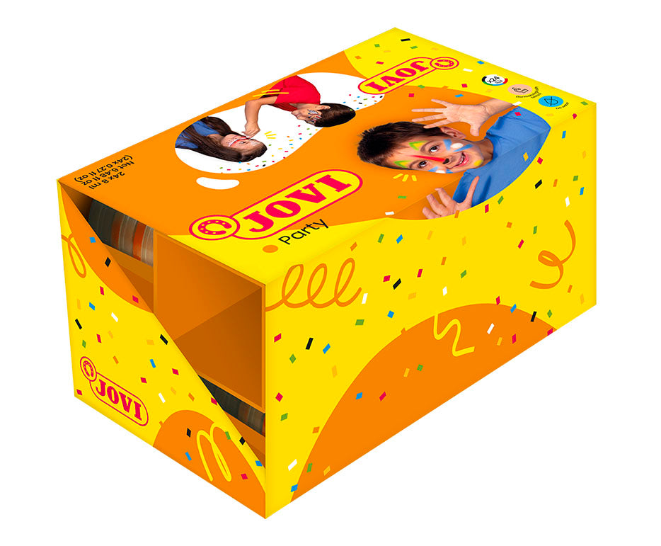 JOVI barve za obraz v stojalu 24 x 8 ml