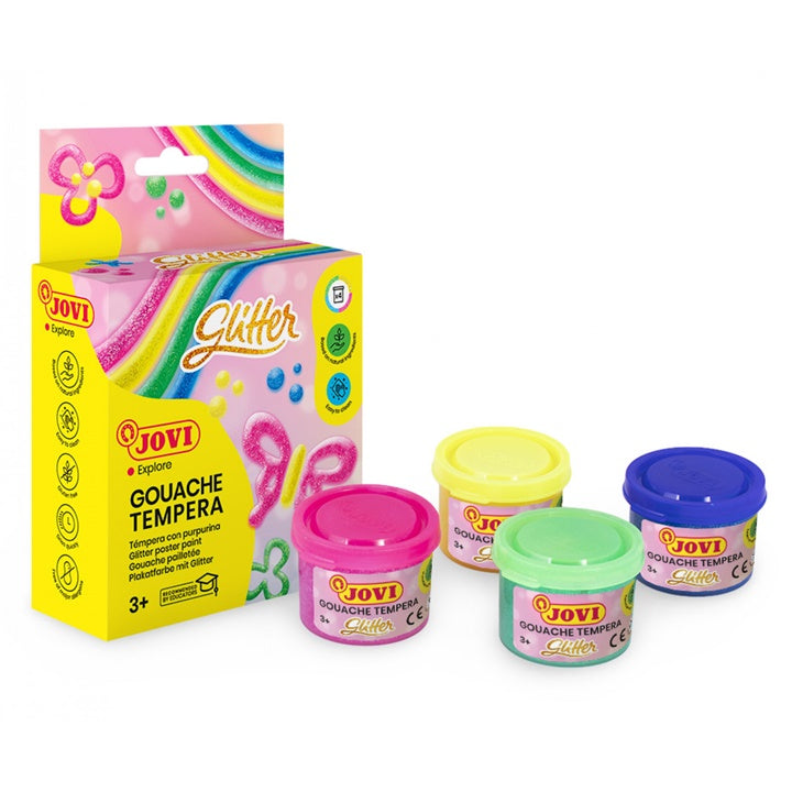 JOVI bleščeče tempera barve 4x35 ml – pogled 2