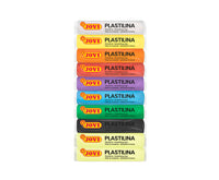 JOVI Glow naravni plastelin 10 x 15 g – 8 barv + 2, ki se svetita v temi