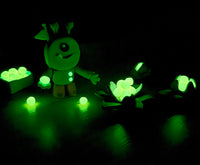 JOVI Glow naravni plastelin 10 x 15 g – 8 barv + 2, ki se svetita v temi