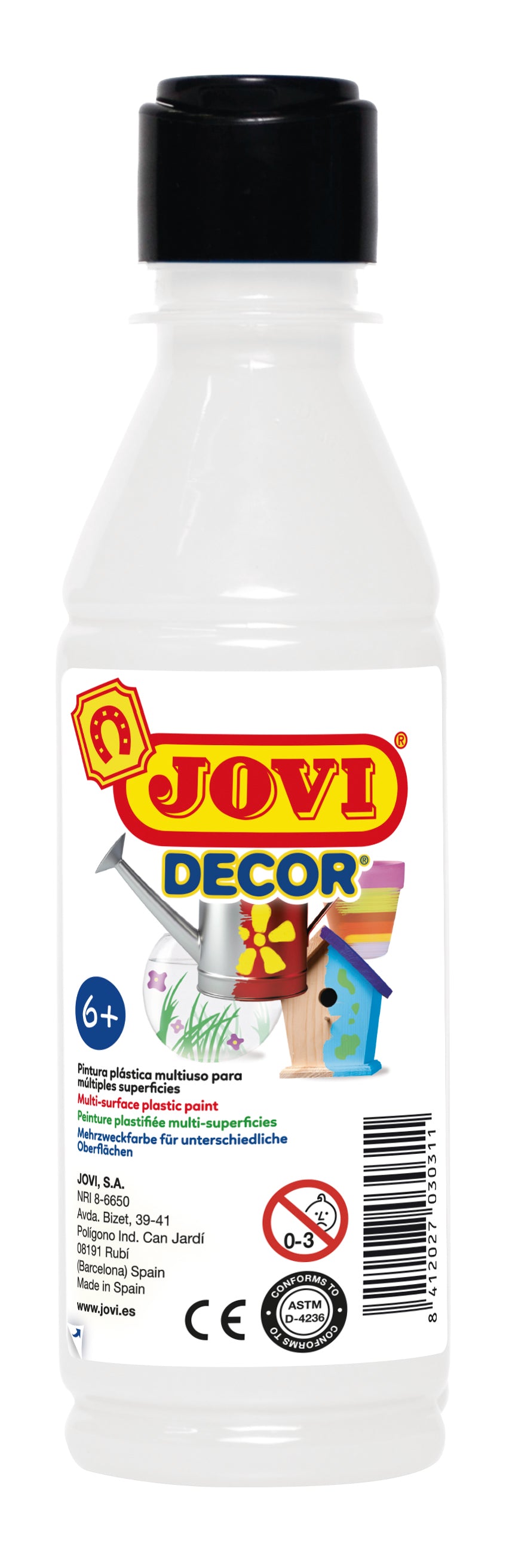 JOVI Jovidecor akrilna barva 250 ml – bela