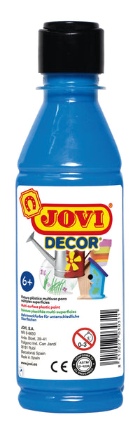JOVI Jovidecor akrilna barva 250 ml – svetlo modra