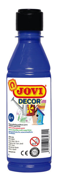 JOVI Jovidecor akrilna barva 250 ml – temno modra