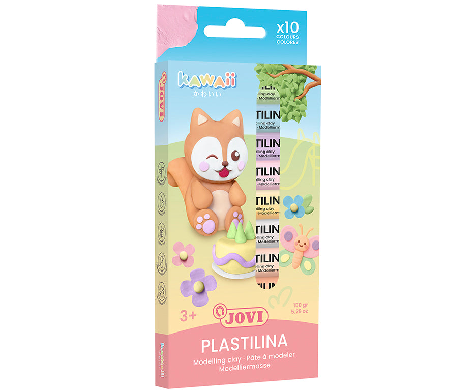 Naravni plastelin Jovi Kawaii 10 x 15 g