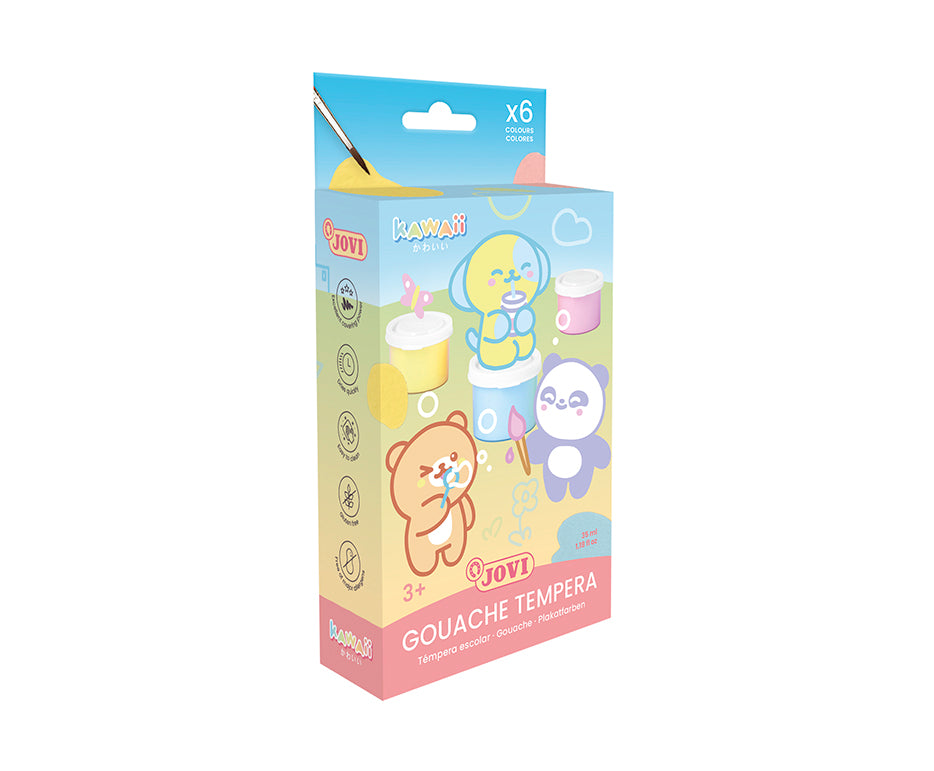 Temper barve JOVI Kawaii 5 x 35 ml s čopičem